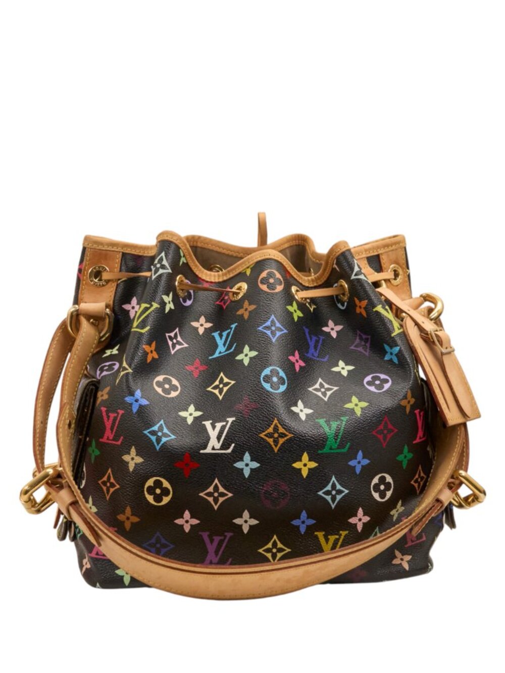 Louis Vuitton Petit Noe Monogram Multicolore Noir